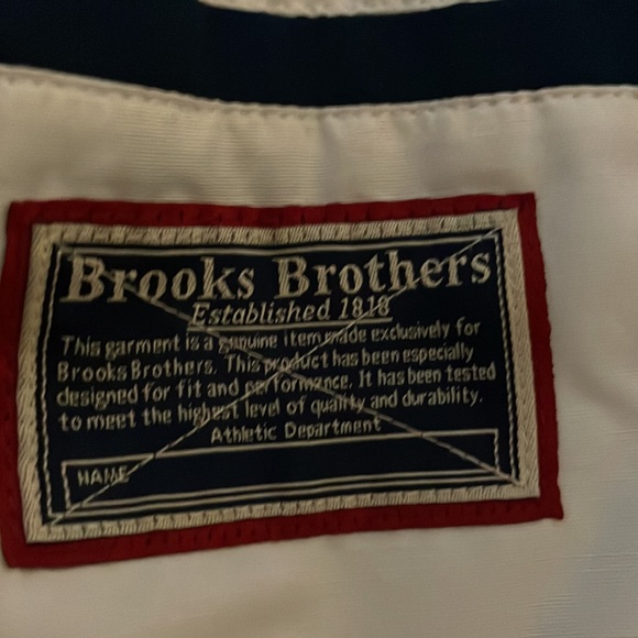 Brooks Brothers Blue Rain Jacket Size L - Picture 4 of 5